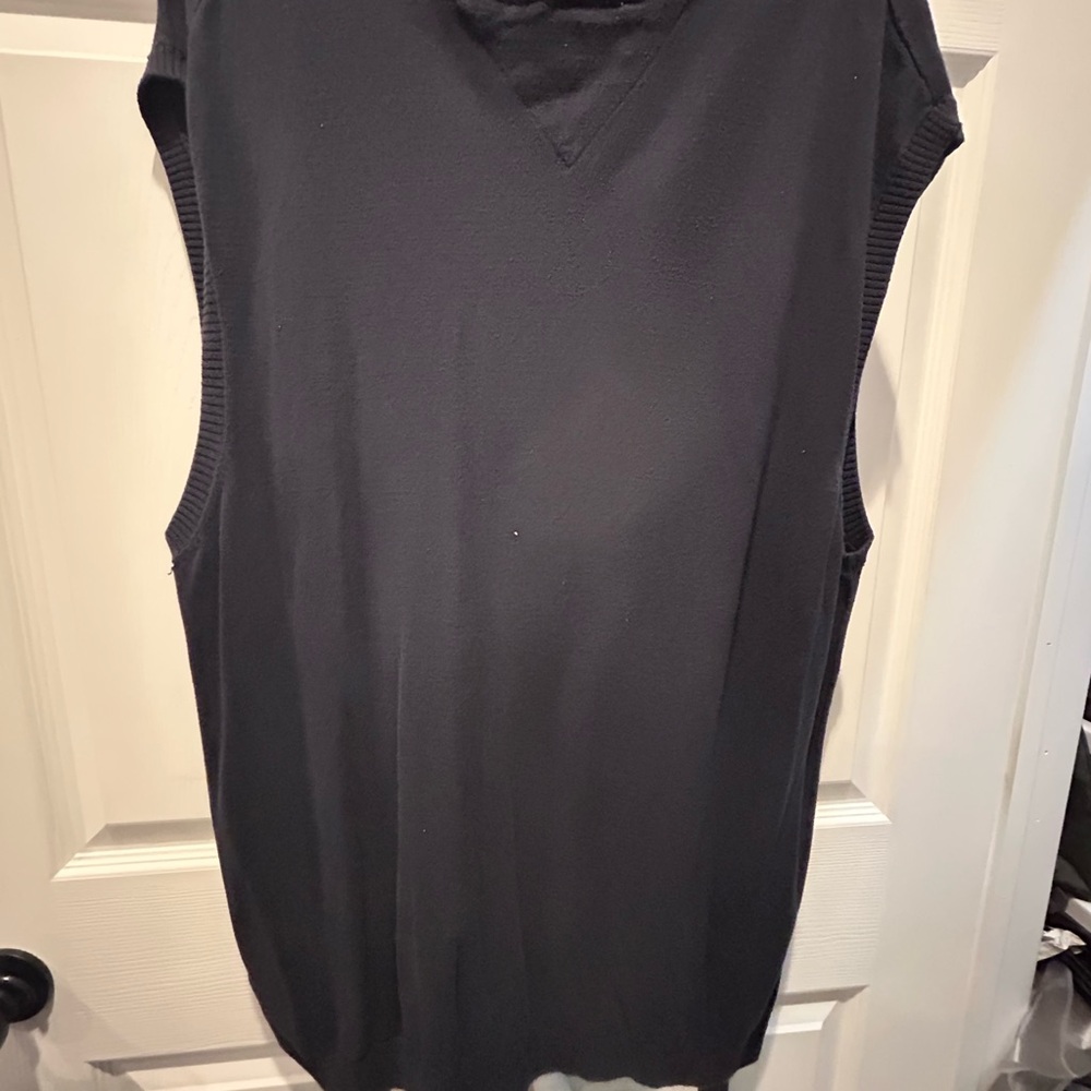 Tommy Hilfiger Blue V-Neck Sweater - Picture 3 of 3